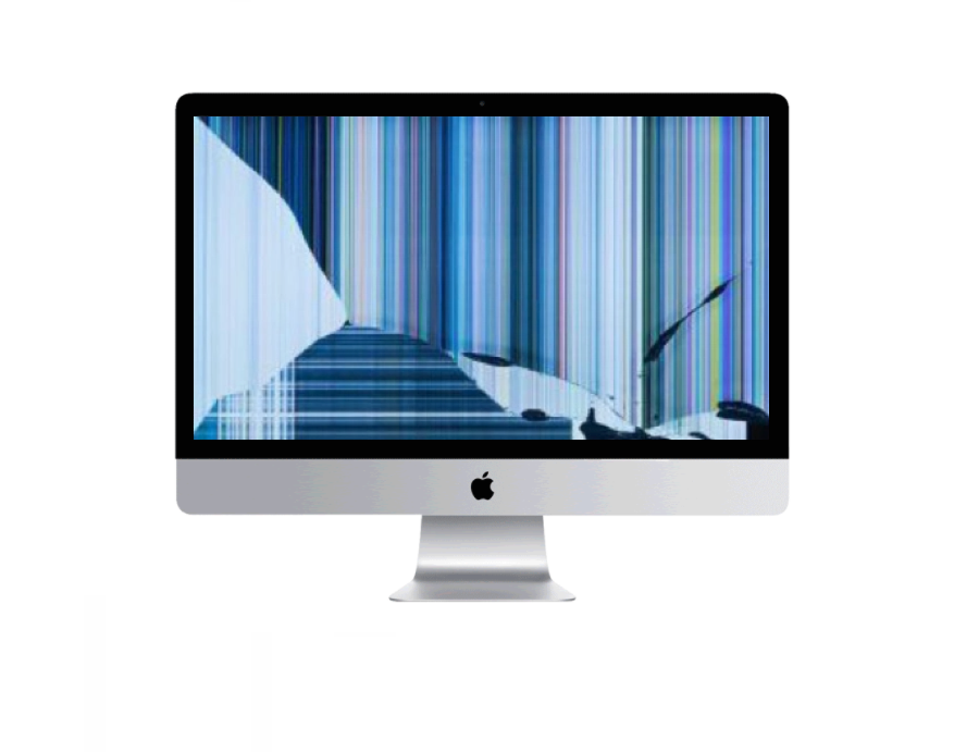 Apple iMac bleeding and broken screen repair AllenTexas